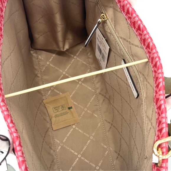 Michael Kors Mirella Medium Logo Tote Bag & Matching Continental Wallet Rainbow - Picture 8 of 12